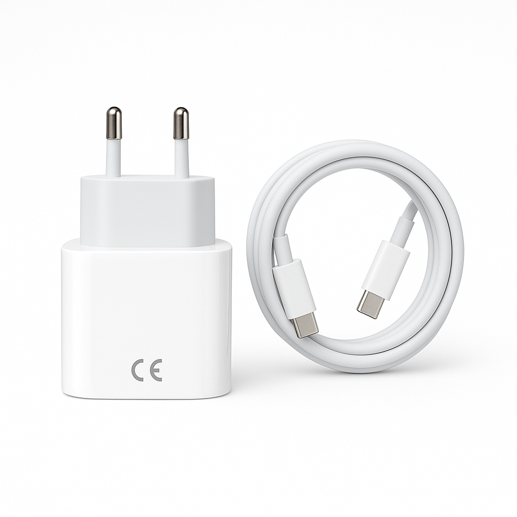 Adaptateur USB C PD 35W pour chargeur iPhone type C avec câble de 2M